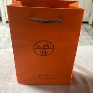 Authentic Hermes shopping bag